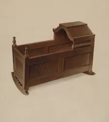 Cradle, c. 1936. Creator: Alfred H. Smith