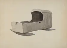 Cradle, c. 1936. Creator: Edward L Loper