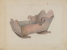 Cradle, c. 1936. Creator: Karl Joubert
