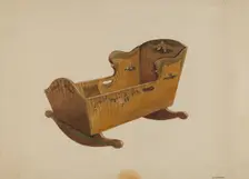 Cradle, c. 1936. Creator: Louis Plogsted