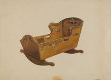 Cradle, c. 1936. Creator: Louis Plogsted
