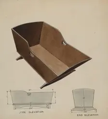 Cradle, c. 1936. Creator: Wellington Blewett