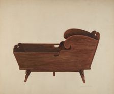 Cradle, c. 1937. Creator: Leonard Battee