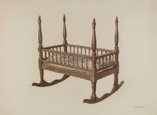 Cradle, c. 1939. Creator: Pearl Davis