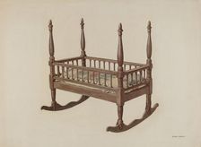 Cradle, c. 1939. Creator: Pearl Davis