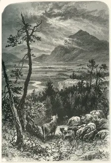 Craig-Dhu: From Above Kinguissie c1870