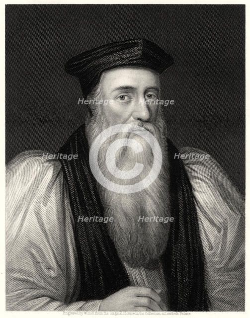 'Cranmer', 19th century. Artist: William Holl