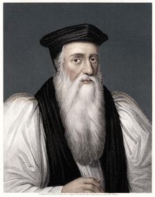 Cranmer 19th century. Artist: William Holl