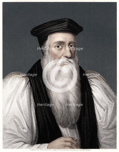 'Cranmer', 19th century.  Artist: William Holl.