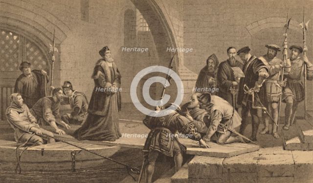 'Cranmer at the Traitor's Gate', 1886. Artist: CW Sharpe.