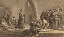 Cranmer at the Traitor's Gate 1886. Artist: CW Sharpe
