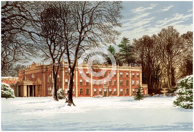 Cranbury Park, Hampshire, home of the Chamberlayne family, c1880. Artist: Unknown
