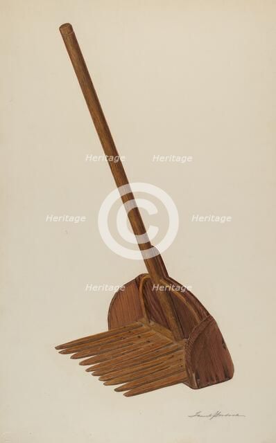 Cranberry Picker, c. 1941. Creator: Frank Budash.