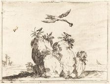 Crane Flying, 1628. Creator: Jacques Callot