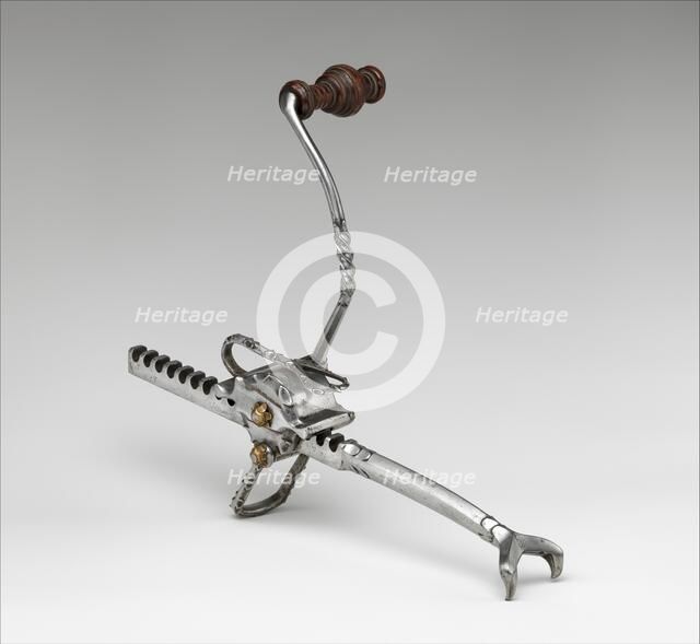 Cranequin from the armoury of Emperor Maximilan I, Western or Central European, ca. 1505-19. Creator: Unknown.