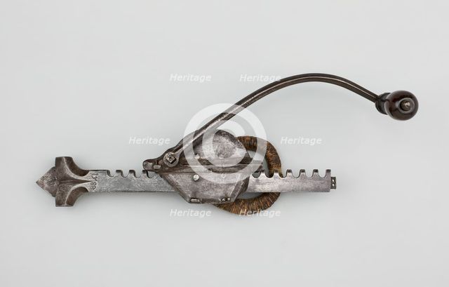 Cranequin (Winder) for a Crossbow, Germany, 1588. Creator: Unknown.