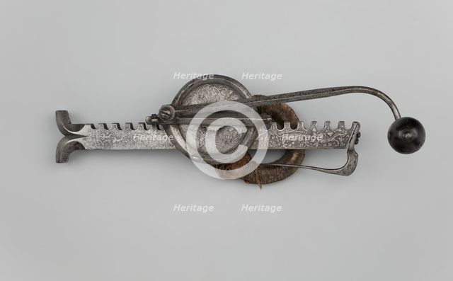 Cranequin (Winder) for a Sporting Crossbow, Switzerland, 16th century. Creator: Unknown.