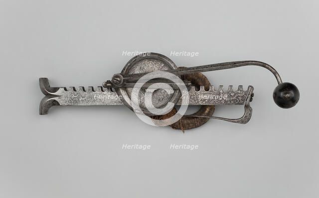 Cranequin (Winder) for a Sporting Crossbow, Switzerland, 16th century. Creator: Unknown.