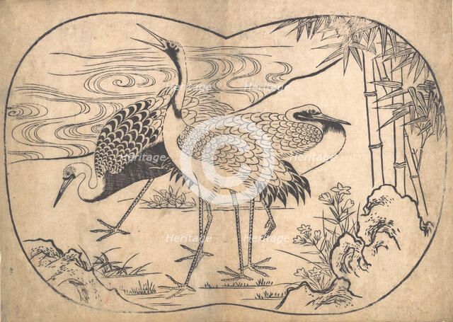 Cranes. Creator: Hishikawa Moronobu.