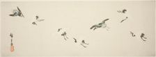 Cranes in flight, n.d. Creator: Ando Hiroshige
