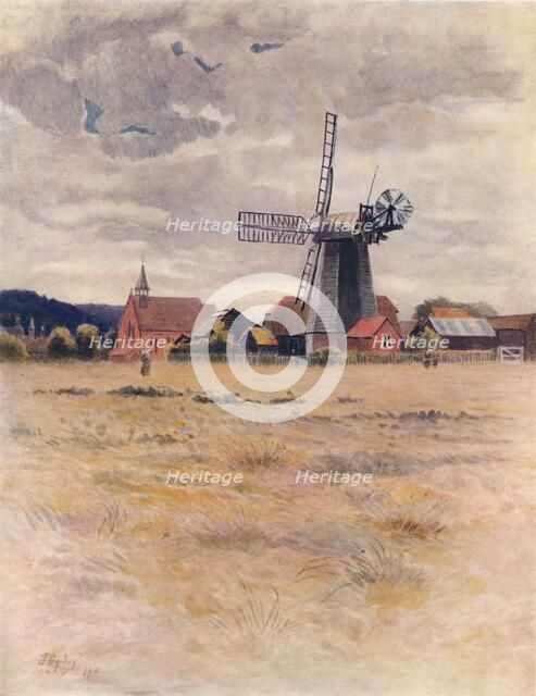 'Cranleigh Windmill', 1911, (1914). Artist: James S Ogilvy.