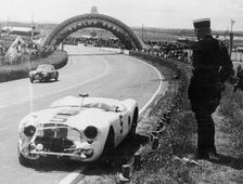 Crashed Cunningham C2-R, Le Mans, France, 1951