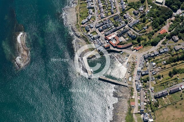 Craster Harbour, Northumberland, 2018. Creator: Historic England.