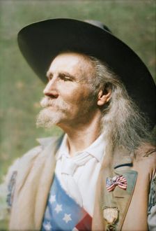 Crawford, Jack, Captain, in costume, 1915 Oct. 13. Creator: Arnold Genthe