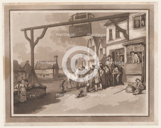 Crawley (An Excursion to Brighthelmstone), June 1, 1790., June 1, 1790. Creators: Thomas Rowlandson, Samuel Alken.