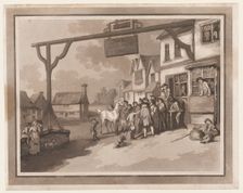Crawley (An Excursion to Brighthelmstone), June 1, 1790., June 1, 1790. Creators: Thomas Rowlandson, Samuel Alken