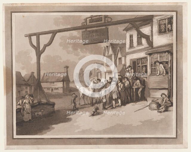 Crawley (An Excursion to Brighthelmstone), June 1, 1790., June 1, 1790. Creators: Thomas Rowlandson, Samuel Alken.