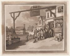 Crawley (An Excursion to Brighthelmstone), June 1, 1790., June 1, 1790. Creators: Thomas Rowlandson, Samuel Alken