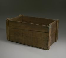 Crate sent by Lt. Garwood Hardiman to Mrs. Ora Mae Hardiman, ca. 1944. Creator: Unknown