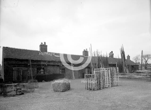 Cratemakers' workshops, Greenfields Pottery, Tunstall, Stoke-on-Trent, Staffordshire, 1960. Artist: Herbert Felton