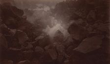Crater of Volcano, Quetzaltenango-Guatemala, 1875. Creator: Eadweard J Muybridge