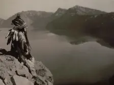 Crater Lake, 1923 Creator: Edward Sheriff Curtis