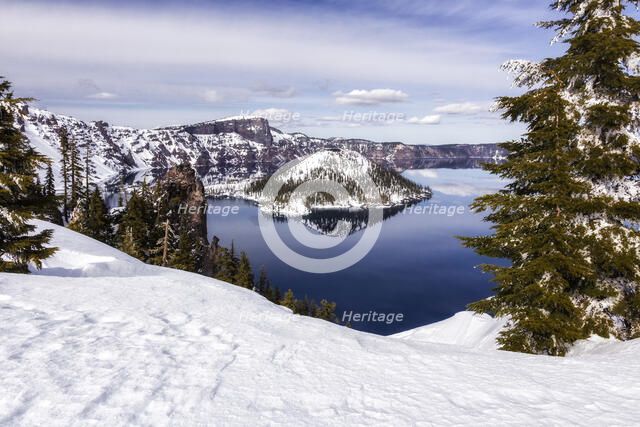 Crater Lake Winter. Creator: Joshua Johnston.