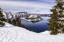 Crater Lake Winter. Creator: Joshua Johnston
