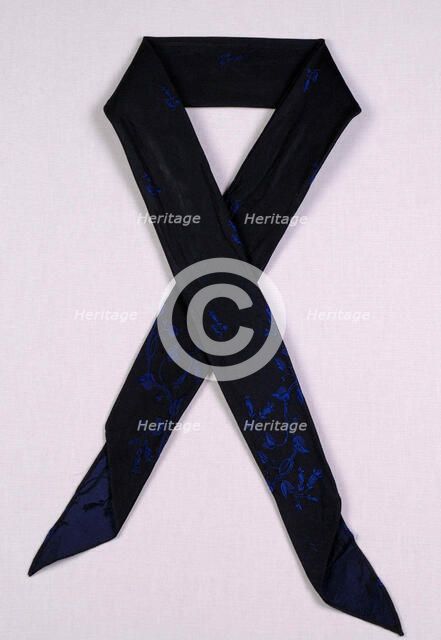 Cravat, American, ca. 1850. Creator: Unknown.