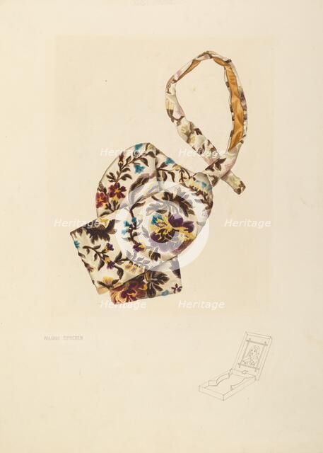 Cravat and Box, 1935/1942. Creator: William Spiecker.