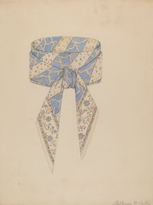 Cravat, c. 1937. Creator: Catherine Fowler