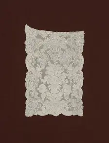Cravat End, Brussels, 1740s. Creator: Unknown
