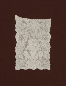 Cravat End, Brussels, 1740s. Creator: Unknown
