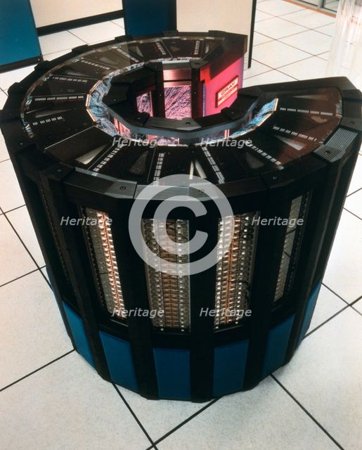 Cray-2 supercomputer. Artist: Unknown