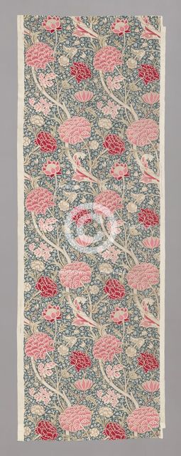 Cray (Furnishing Fabric), England, 1884. Creator: William Morris.