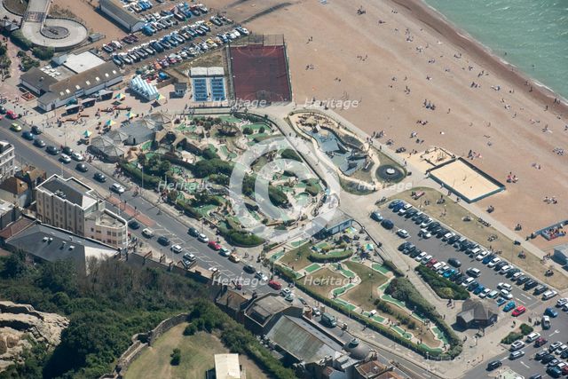 Crazy golf courses, Hastings, East Sussex, 2016. Creator: Damian Grady.