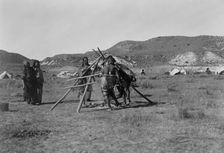 Crazy dancers-Cheyenne, c1910. Creator: Edward Sheriff Curtis