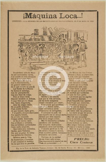 Crazy Machine!, 1920. Creator: José Guadalupe Posada.