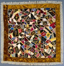 Crazy Quilt, 1887 or later. Creator: Louisa Joiner (American)