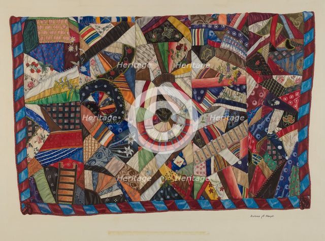 Crazy Quilt, c. 1938. Creator: Dolores Haupt.